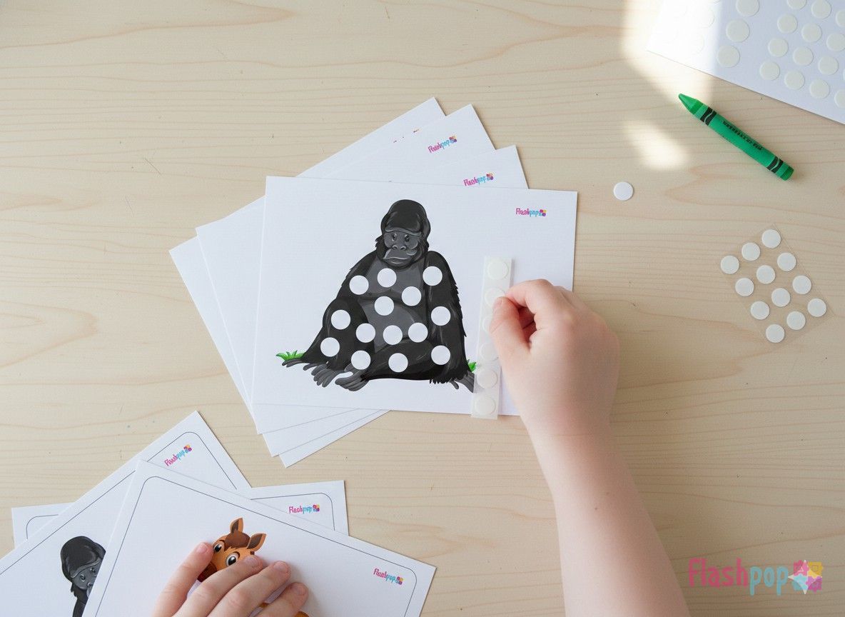 Animals & Birds – Dot Sticker Cards — Flashpop