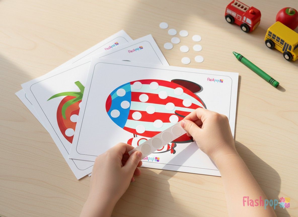 Mixed Category – Dot Sticker Cards — Flashpop