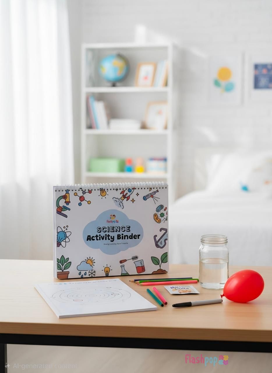 Science Activity Binder from Flashpop